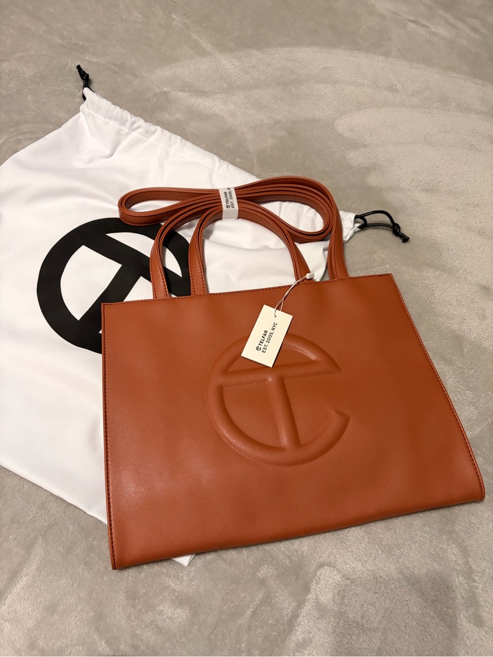 Telfar Tan Shopping Bag - Medium